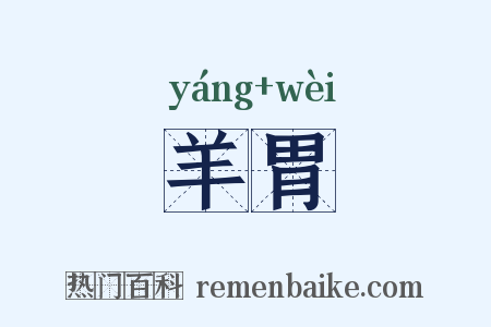 羊胃是什么意思的图片